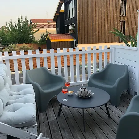 Daire Joli T2 Dans Petite Avec Vue Port La Teste-de-Buch